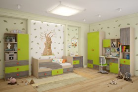 Детская комната Пуговка в Липецке - lipeck.katalogmebeli.com | фото