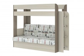 Дива Кровать 2-х ярусная с диванным блоком в Липецке - lipeck.katalogmebeli.com | фото