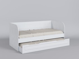 Диван-кровать Классика (Белый/корпус Выбеленное дерево) в Липецке - lipeck.katalogmebeli.com | фото