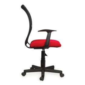 Кресло BRABIX Spring MG-307 (красно-черный) в Липецке - lipeck.katalogmebeli.com | фото 3