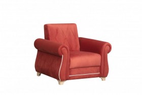 Кресло для отдыха "Порто" (микровелюр Гавайи бордо / микровельвет крем)/осн. в Липецке - lipeck.katalogmebeli.com | фото
