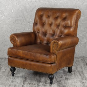 Кресло кожаное Чарльз в Липецке - lipeck.katalogmebeli.com | фото