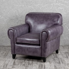 Кресло кожаное Элегант (Фиолетовый) в Липецке - lipeck.katalogmebeli.com | фото