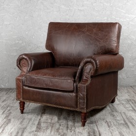 Кресло кожаное Лофт Аристократ (ширина 1100 мм) в Липецке - lipeck.katalogmebeli.com | фото