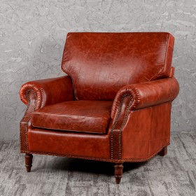Кресло кожаное Лофт Аристократ (кожа буйвола) в Липецке - lipeck.katalogmebeli.com | фото