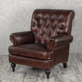Кресло кожаное Лофт Чарльз в Липецке - lipeck.katalogmebeli.com | фото