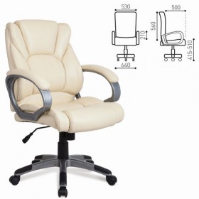 Кресло офисное BRABIX Eldorado EX-504 (бежевый) в Липецке - lipeck.katalogmebeli.com | фото