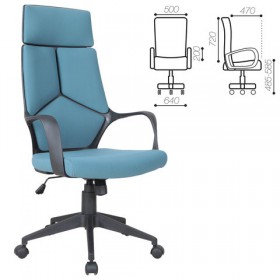 Кресло офисное BRABIX Prime EX-515 (голубая ткань) в Липецке - lipeck.katalogmebeli.com | фото
