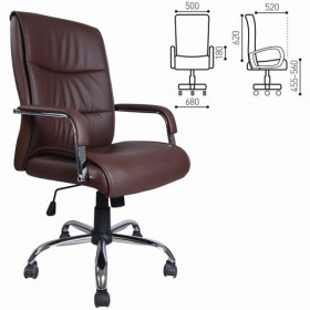 Кресло офисное BRABIX Space EX-508 (коричневый) в Липецке - lipeck.katalogmebeli.com | фото
