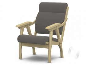 Кресло Вега-10 (бесцветный лак/ULTRA STONE) в Липецке - lipeck.katalogmebeli.com | фото 1