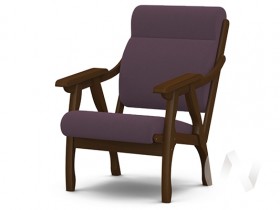 Кресло Вега-10 (орех лак/ULTRA PLUM) в Липецке - lipeck.katalogmebeli.com | фото