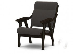 Кресло Вега-10 (венге лак/ULTRA GRAFIT) в Липецке - lipeck.katalogmebeli.com | фото