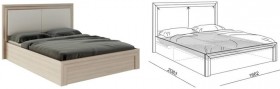 Кровать 1,6 Глэдис (М32) с подъемным механизмом Распродажа в Липецке - lipeck.katalogmebeli.com | фото 2