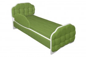 Кровать 180 Атлет 76 Зелёный (мягкий бортик) в Липецке - lipeck.katalogmebeli.com | фото