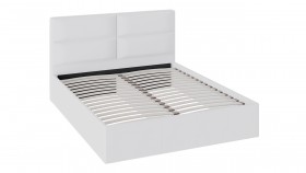 Кровать «Глосс» с мягкой обивкой тип 1 (1600) (Белая) в Липецке - lipeck.katalogmebeli.com | фото