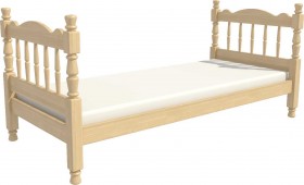 Кровать одинарная Аленка из массива сосны 800*1890 Сосна в Липецке - lipeck.katalogmebeli.com | фото 3