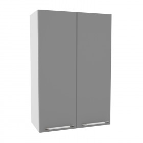 Квадро ВП 600 шкаф верхний высокий (Персик софт/корпус Серый) в Липецке - lipeck.katalogmebeli.com | фото