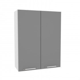 Квадро ВП 700 шкаф верхний высокий (Персик софт/корпус Серый) в Липецке - lipeck.katalogmebeli.com | фото