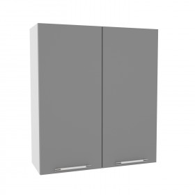 Квадро ВП 800 шкаф верхний высокий (Персик софт/корпус Серый) в Липецке - lipeck.katalogmebeli.com | фото
