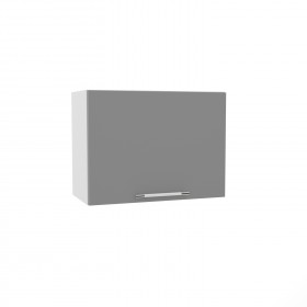 Квадро ВПГ 600 шкаф верхний горизонтальный высокий (Ваниль кожа/корпус Серый) в Липецке - lipeck.katalogmebeli.com | фото