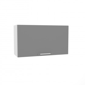 Квадро ВПГ 800 шкаф верхний горизонтальный высокий (Персик софт/корпус Серый) в Липецке - lipeck.katalogmebeli.com | фото