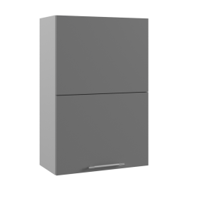 Квадро ВПГПМ 600 Шкаф верхний высокий Blum Aventos (Персик софт/корпус Серый) в Липецке - lipeck.katalogmebeli.com | фото