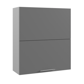 Квадро ВПГПМ 800 Шкаф верхний высокий Blum Aventos (Персик софт/корпус Серый) в Липецке - lipeck.katalogmebeli.com | фото