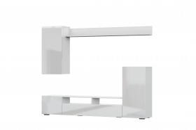 Мебель для гостиной МГС 4 (Белый/Белый глянец) в Липецке - lipeck.katalogmebeli.com | фото 7