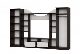 Мебель для гостиной "МГС 8" Исполнение 1 Дуб Венге/Ясень анкор светлый в Липецке - lipeck.katalogmebeli.com | фото 2