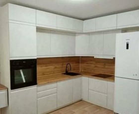 Модульная кухня Бруклин 2.4 x 2 м (Бетон белый) в Липецке - lipeck.katalogmebeli.com | фото 15