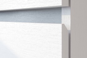 Модульная система "Токио" Тумба прикроватная Белый текстурный / Белый текстурный в Липецке - lipeck.katalogmebeli.com | фото 4
