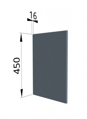 Панель торцевая (для шкафа горизонтального высокого) ВПГ Квадро (Лунный свет) в Липецке - lipeck.katalogmebeli.com | фото