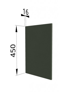 Панель торцевая (для шкафа горизонтального высокого) ВПГ Квадро (Оливково-зеленый) в Липецке - lipeck.katalogmebeli.com | фото