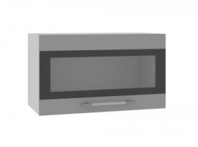 Ройс ГВПГСФ 600 Шкаф верхний горизонтальный (Графит софт/корпус Серый) в Липецке - lipeck.katalogmebeli.com | фото