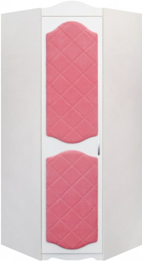 Шкаф угловой Иллюзия 89 Розовый в Липецке - lipeck.katalogmebeli.com | фото