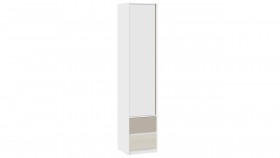 Шкаф для белья комбинированный «Сканди» Дуб Гарден/Белый/Глиняный серый в Липецке - lipeck.katalogmebeli.com | фото