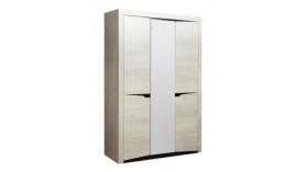 Шкаф для одежды "Лючия" (3-х дв.) (венге / белый) в Липецке - lipeck.katalogmebeli.com | фото