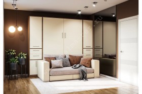 Шкаф-кровать с диваном Злата в Липецке - lipeck.katalogmebeli.com | фото 1