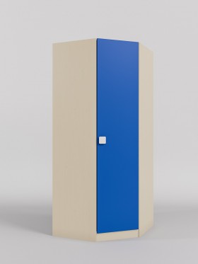 Шкаф угловой (угловая секция) Скай (Синий/корпус Клен) в Липецке - lipeck.katalogmebeli.com | фото