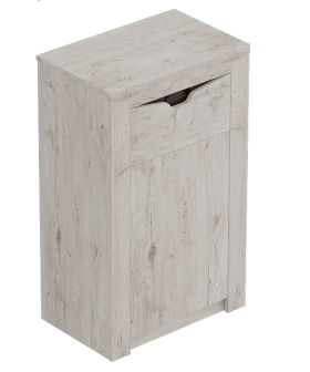 Тумба с дверцей и ящиком Соренто Дуб бонифаций/Кофе структурный матовый в Липецке - lipeck.katalogmebeli.com | фото 1