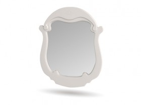 Зеркало настенное Мария (Белый глянец) в Липецке - lipeck.katalogmebeli.com | фото