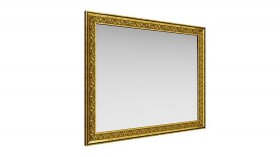 Зеркало навесное "Айрум"/(дуб кальяри / профиль: золото с орнаментом) в Липецке - lipeck.katalogmebeli.com | фото